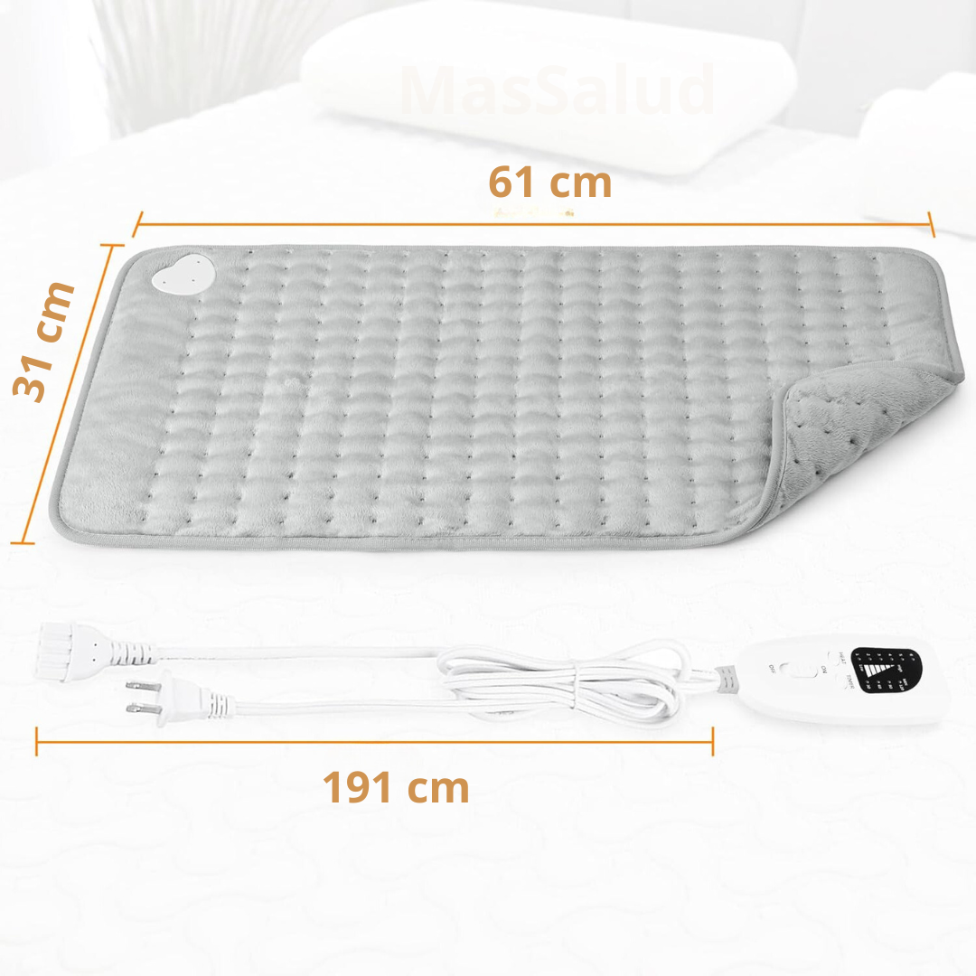Almohadilla Térmica Eléctrica Para Espalda, Cuello, Abdomen