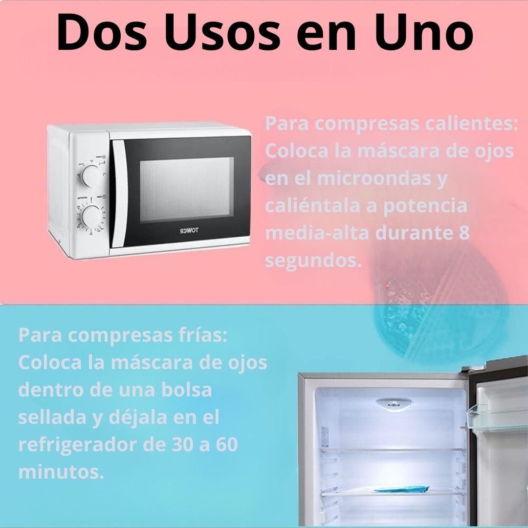 Máscara De Gel Frío Y Calor Para Ojos Alivio Y Relax