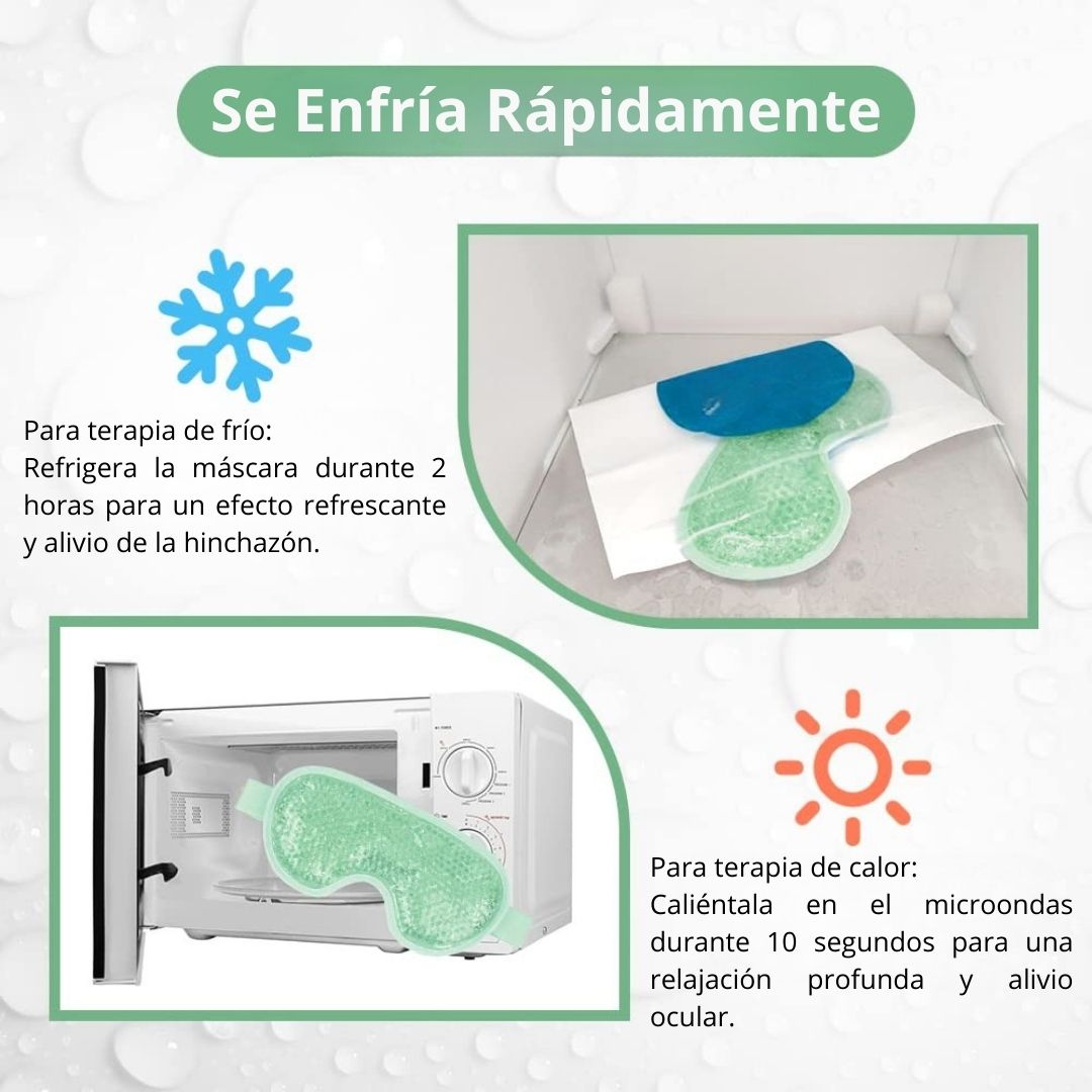 Máscara De Gel Frío Y Calor Para Ojos Alivio Y Relax