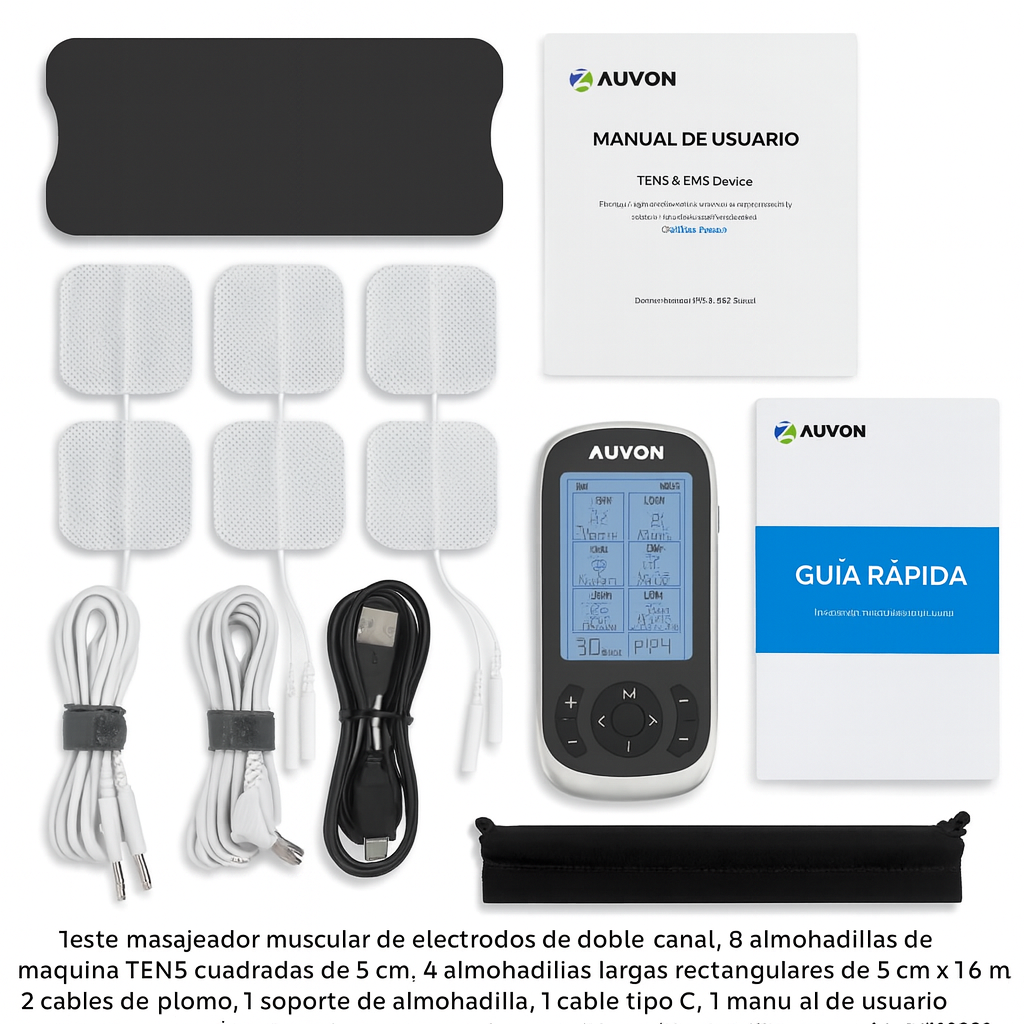 Tens Ems 3 En 1 Alivio Del Dolor Estimulación Muscular