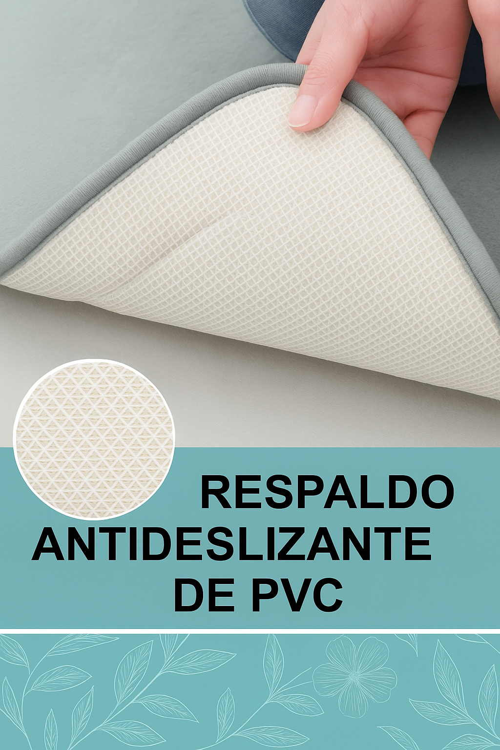 Alfombra Antideslizamiento Absorbente Para Baño Seca Rapido