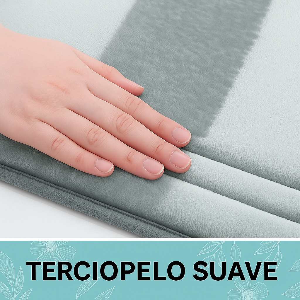 Alfombra Antideslizamiento Absorbente Para Baño Seca Rapido
