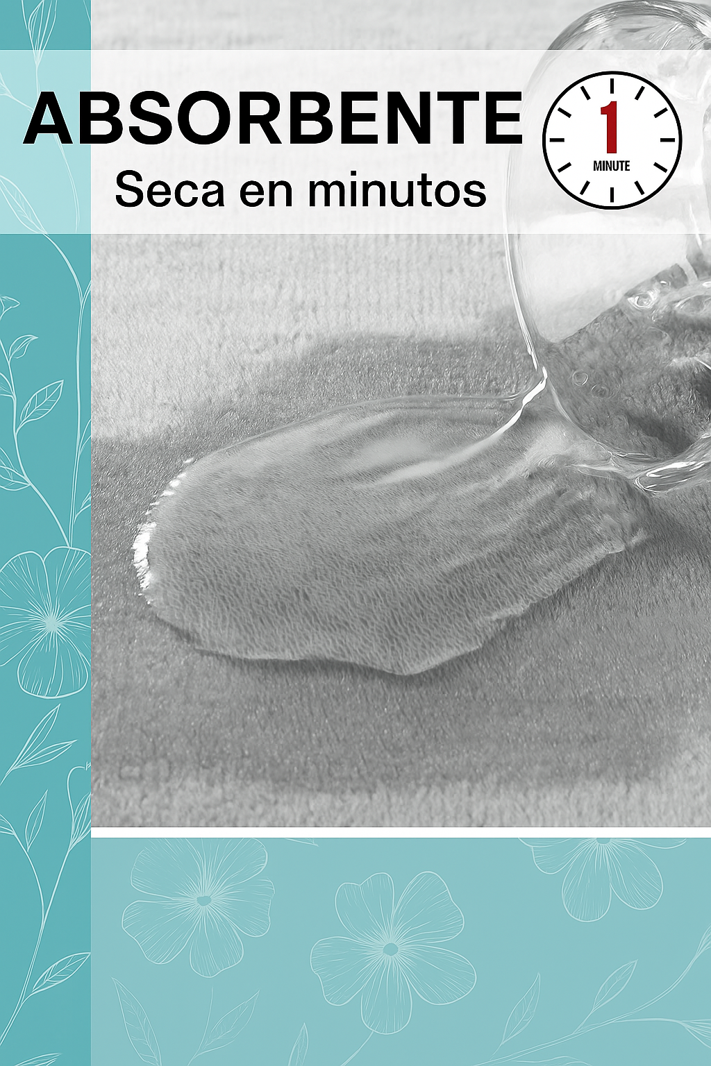 Alfombra Antideslizamiento Absorbente Para Baño Seca Rapido