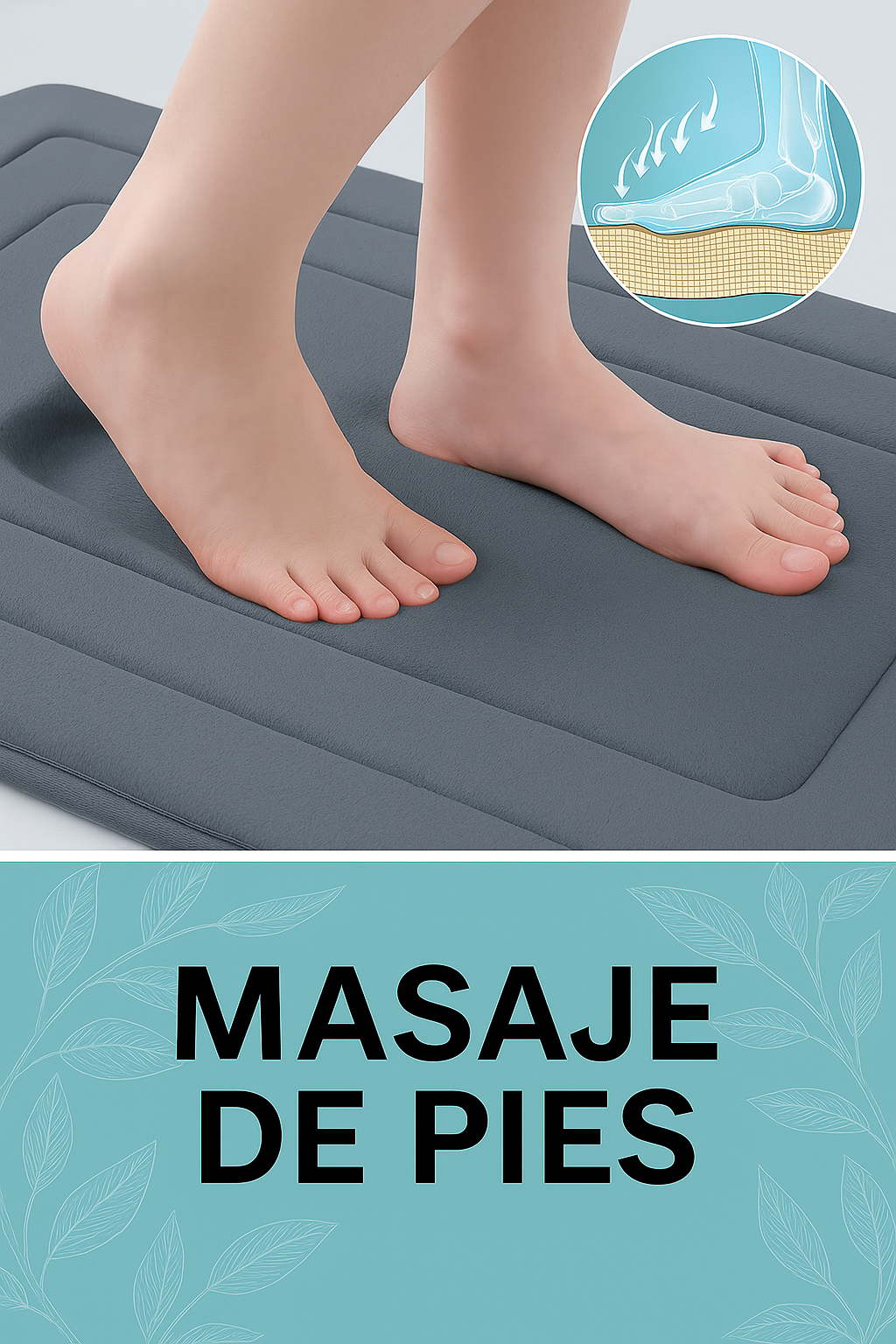 Alfombra Antideslizamiento Absorbente Para Baño Seca Rapido