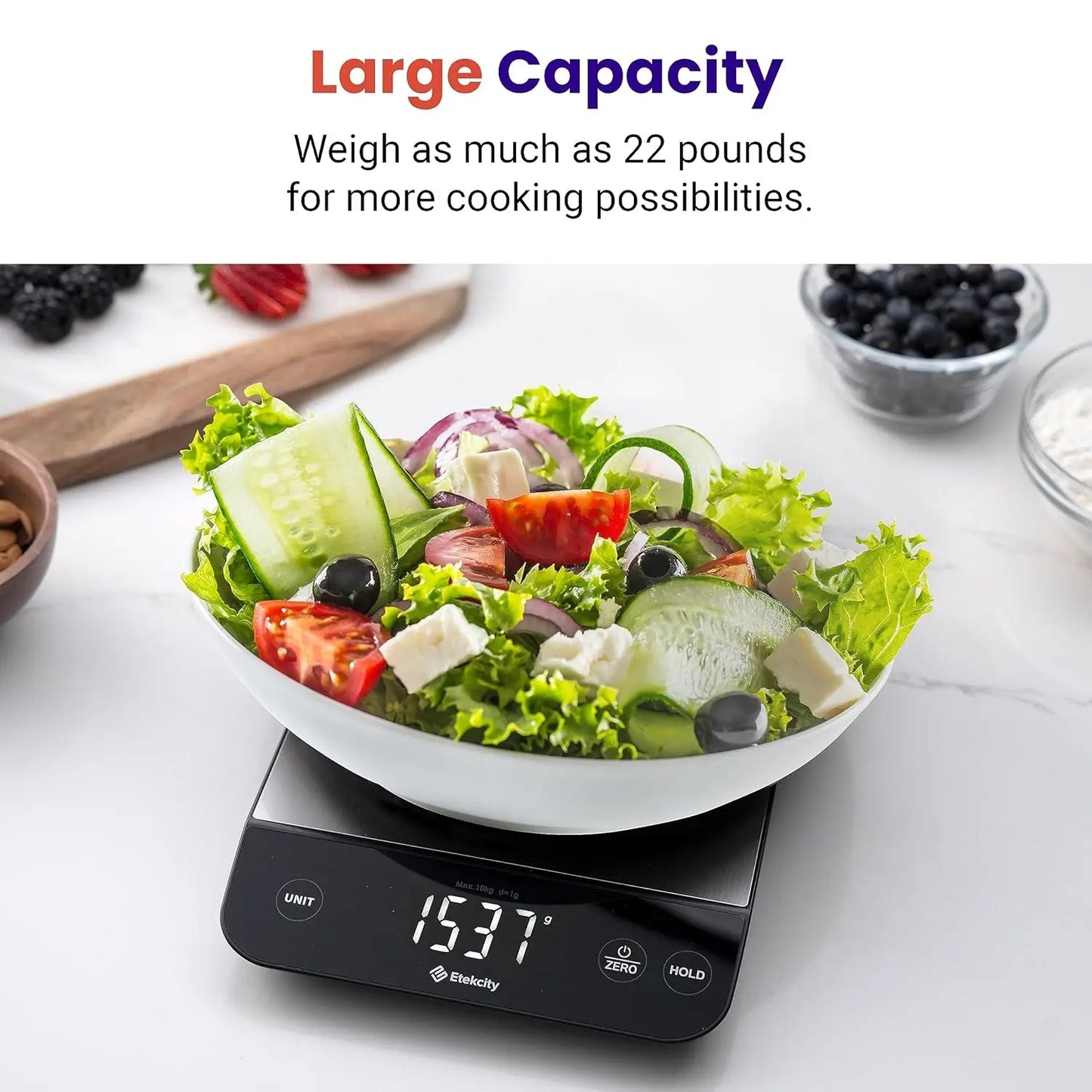 Balanza Pesa Digital Cocina Precision Medicion De 1g A 10kg