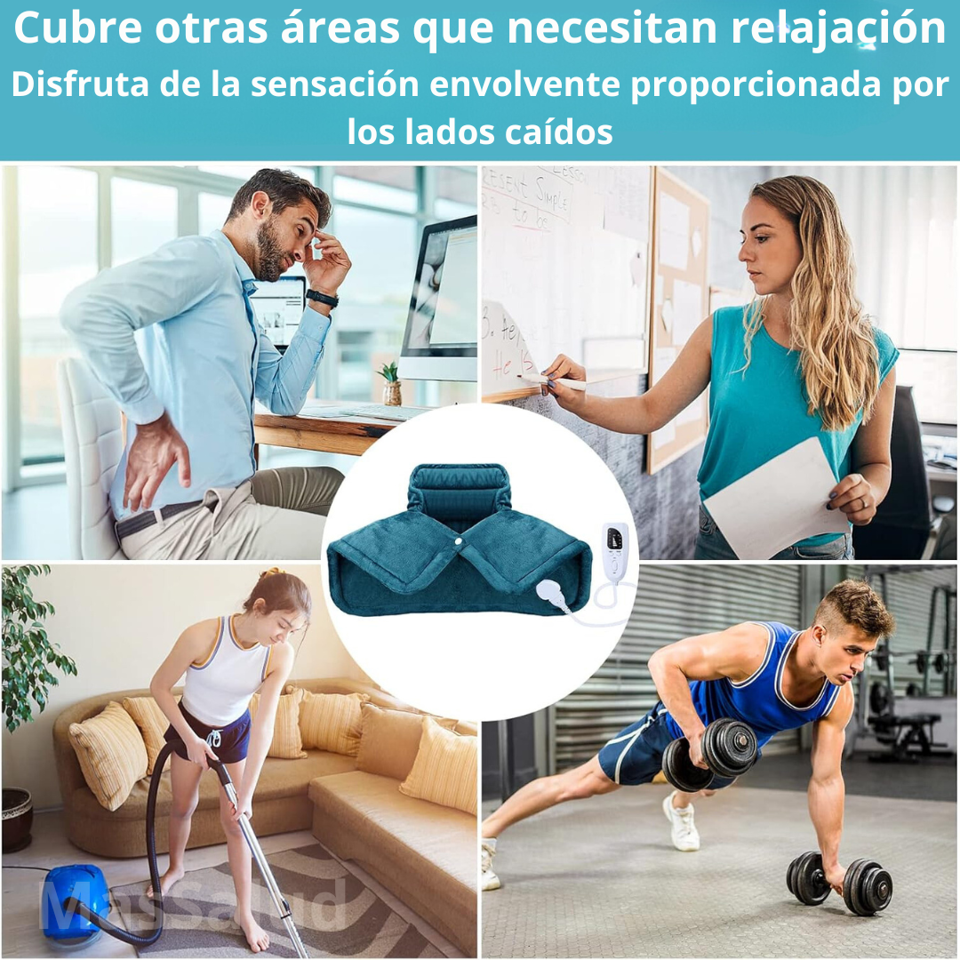 Almohadilla Térmica Eléctrica Cuello Hombros - Alivio Dolor