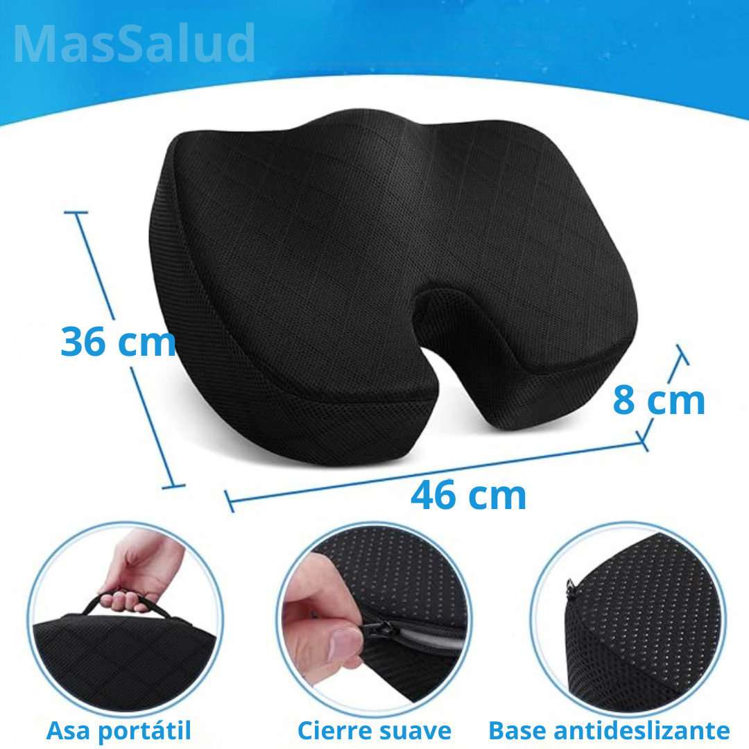 Almohadon Ortopédico Espalda Coxis, Cojín Lumbar