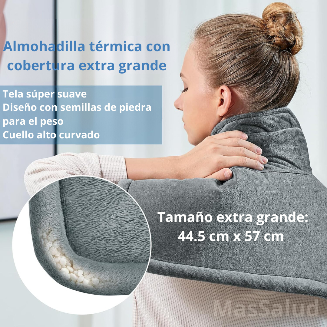 Almohadilla Térmica Eléctrica Cuello Hombros - Alivio Dolor