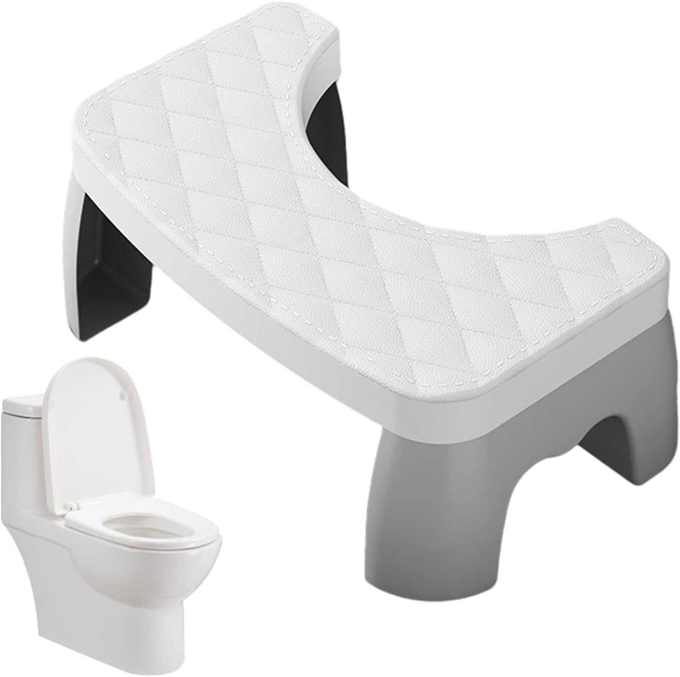 Taburete Ergonómico Para Inodoro - Compacto Y Antideslizante