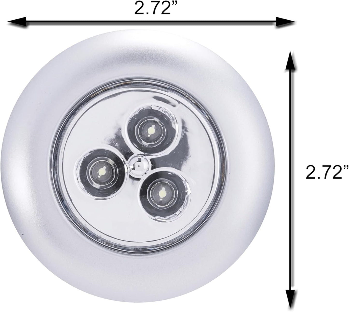Luz Nocturna Led Táctil Adhesiva Portátil Para Armarios X 2