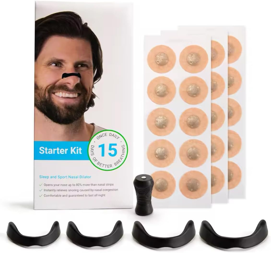 Kit Dilatador Nasal Magnético Antironquidos Respirar Mejor