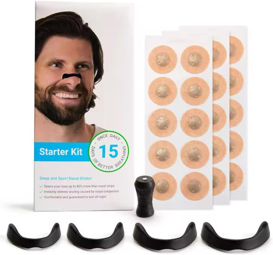 Kit Dilatador Nasal Magnético Antironquidos Respirar Mejor