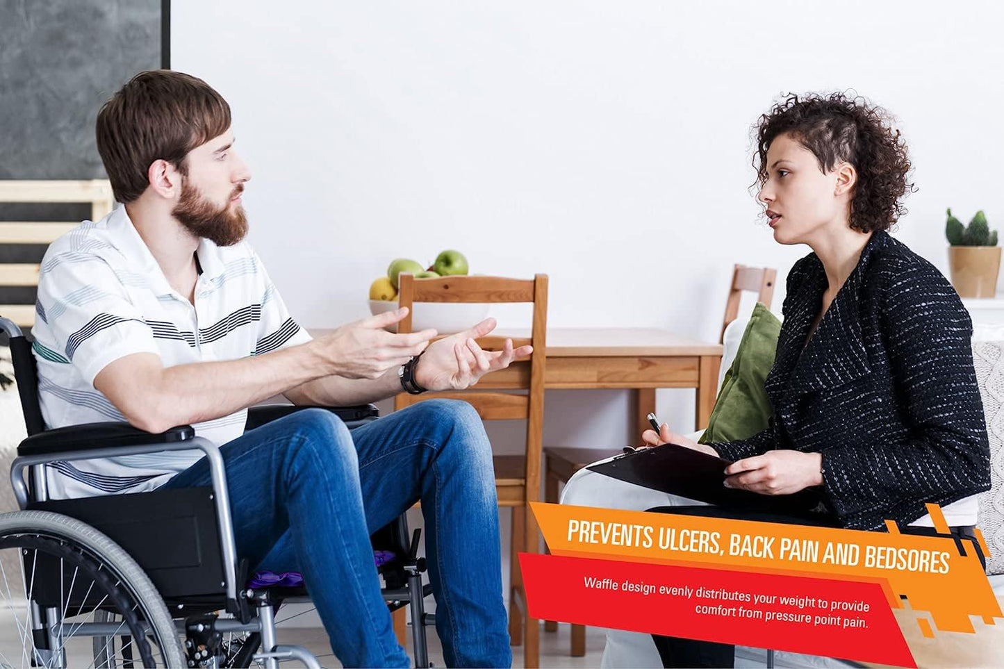 Antiescaras Inflable Ortopédico, Almohadón Portátil