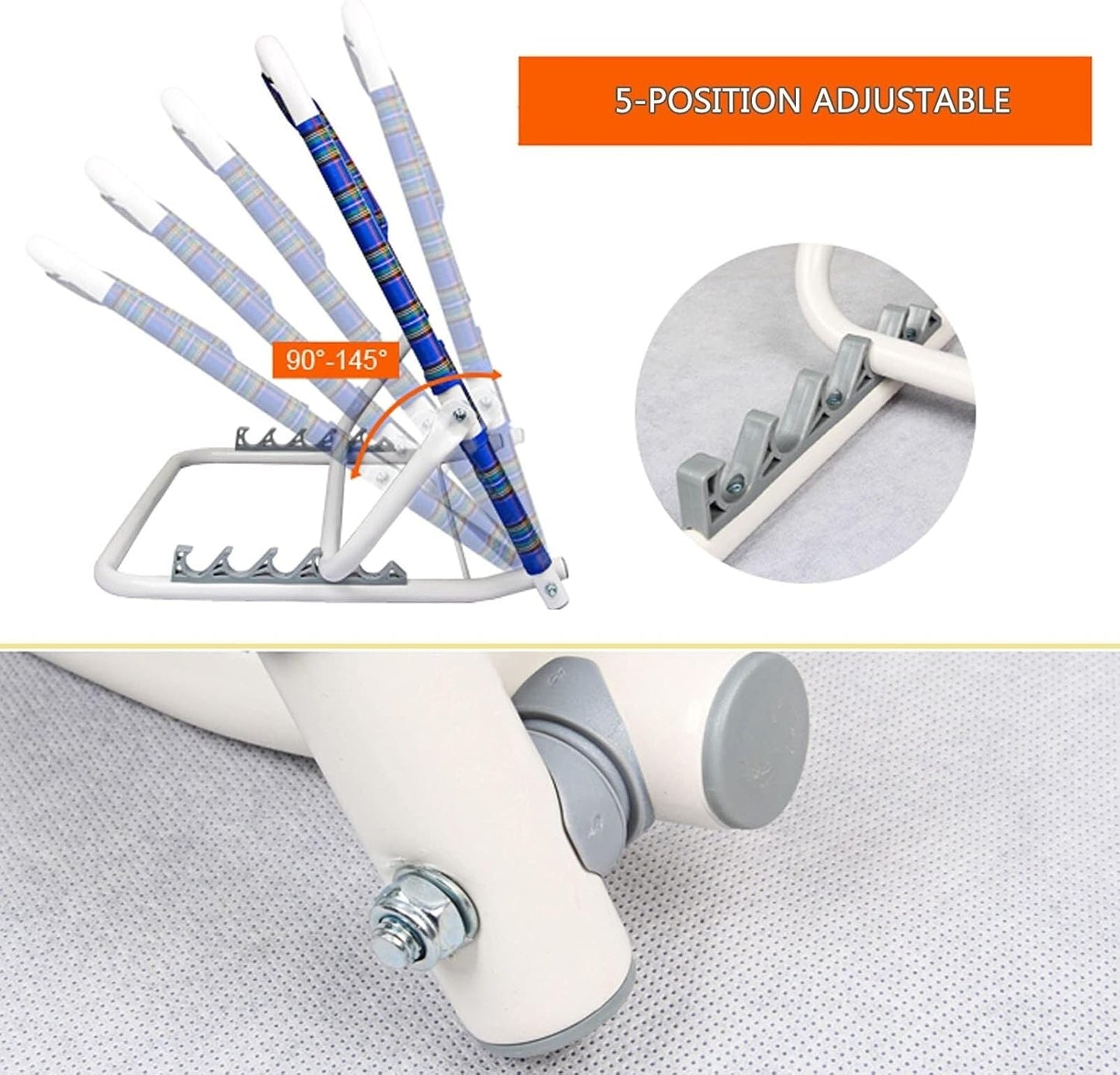 Respaldo De Cama Ortopédico Articulable Soporte Lumbar