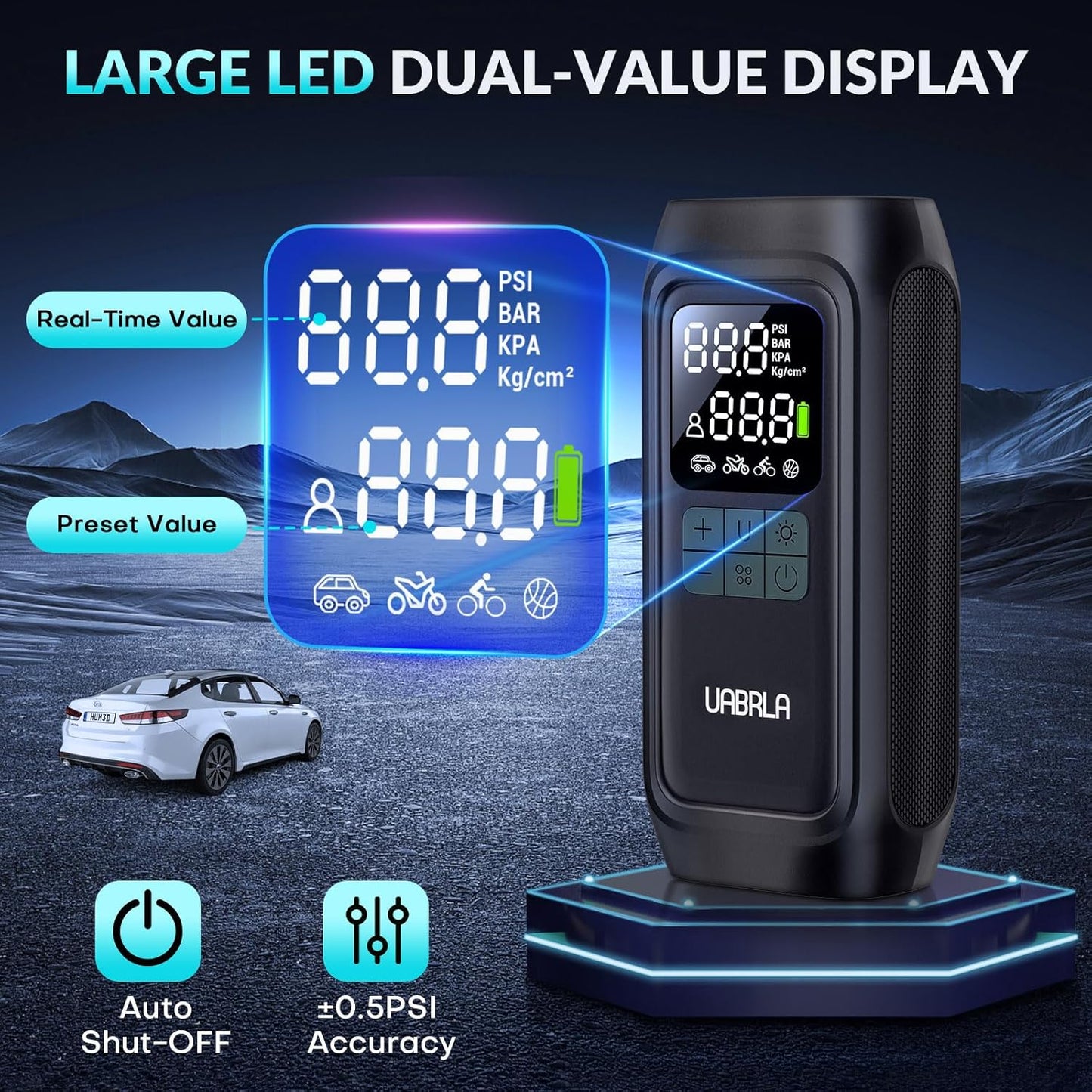 Compresor Eléctrico De Aire Portátil Inflador 150 Psi