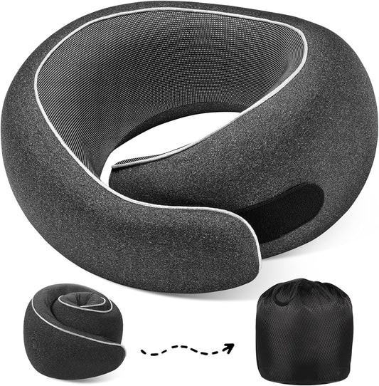 Almohada De Espuma Ortopedica Para Cuello Cervical Viaje