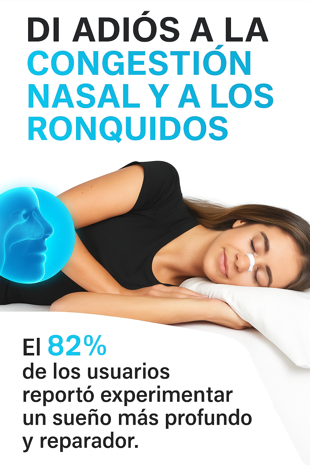 Kit Dilatador Nasal Magnético Antironquidos Respirar Mejor