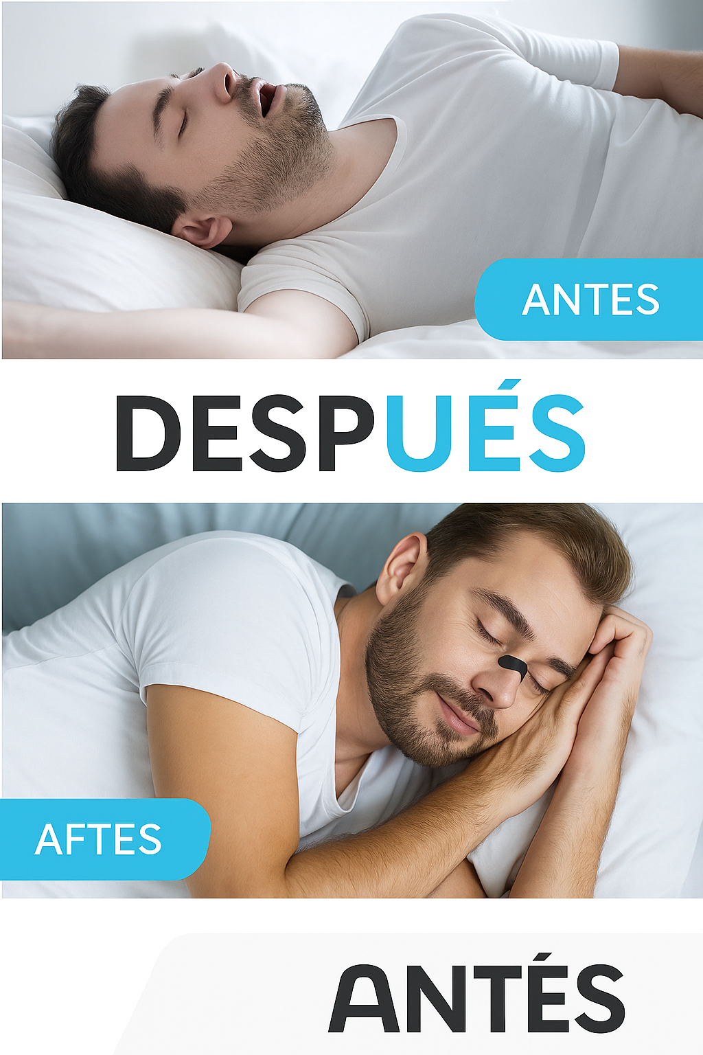 Kit Dilatador Nasal Magnético Antironquidos Respirar Mejor