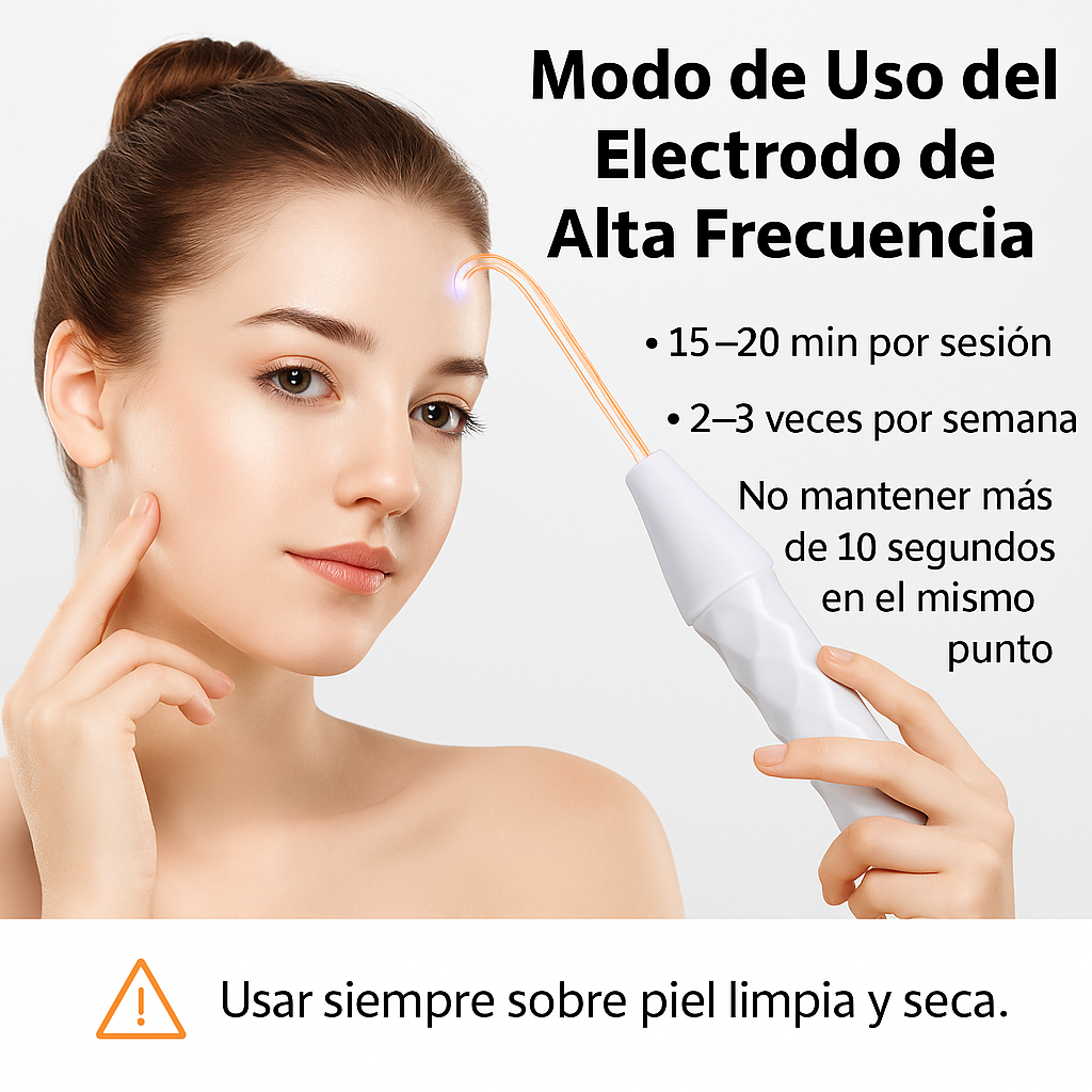 Alta Frecuencia Para Cuidado Facial Y Capilar Profesional Normal Día/noche