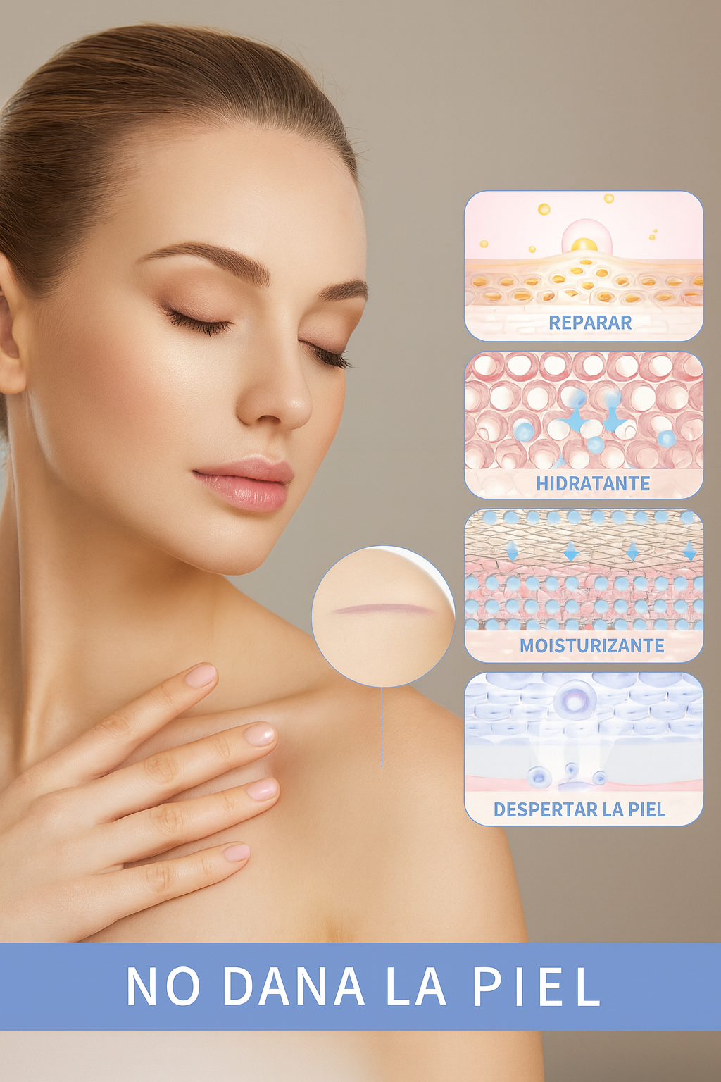 Cinta De Silicona Cicatrices Cirugías Quemaduras Acné