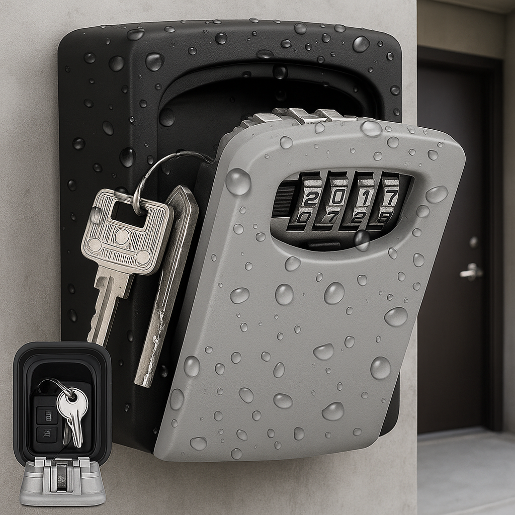 Caja Fuerte Seguridad Guarda Llaves Pared Con Combinacion