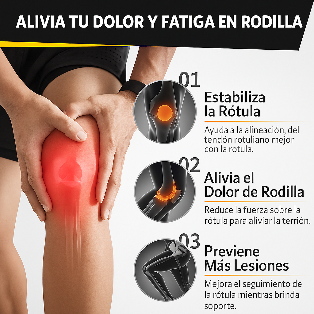Soporte Rotuliano Ajustable +Banda Infantil Dolor De Rodilla