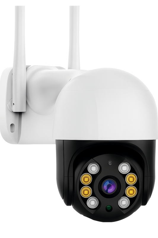Cámara Ip Exterior 1080p Ptz 360° Wifi Audio 2 Vías Ip66 4mp