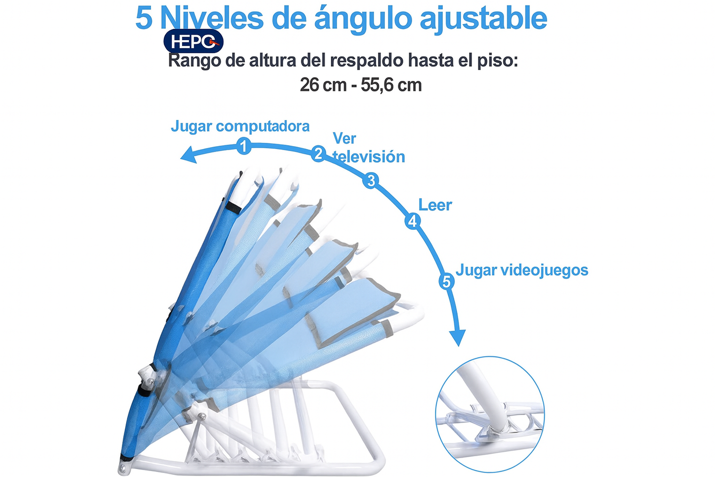 Respaldo De Cama Ortopédico Articulable Soporte Lumbar