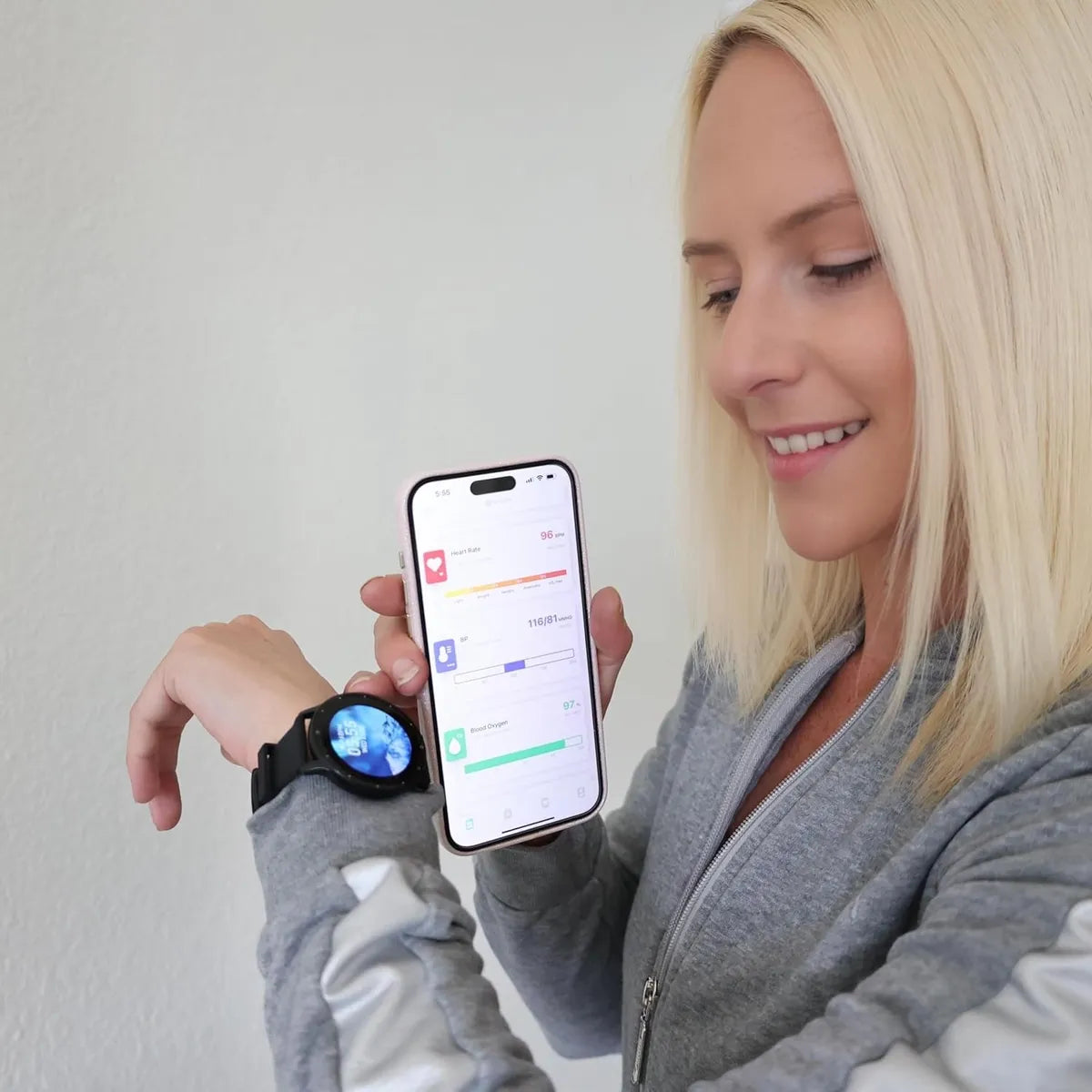 Smartwatch Rival Fitness Tracker 1,28" – Salud y conectividad todo el día