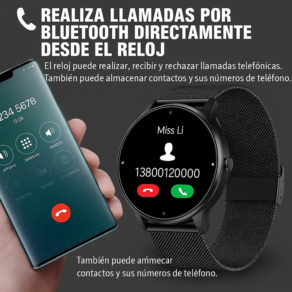 Smartwatch Rival Fitness Tracker 1,28" – Salud y conectividad todo el día