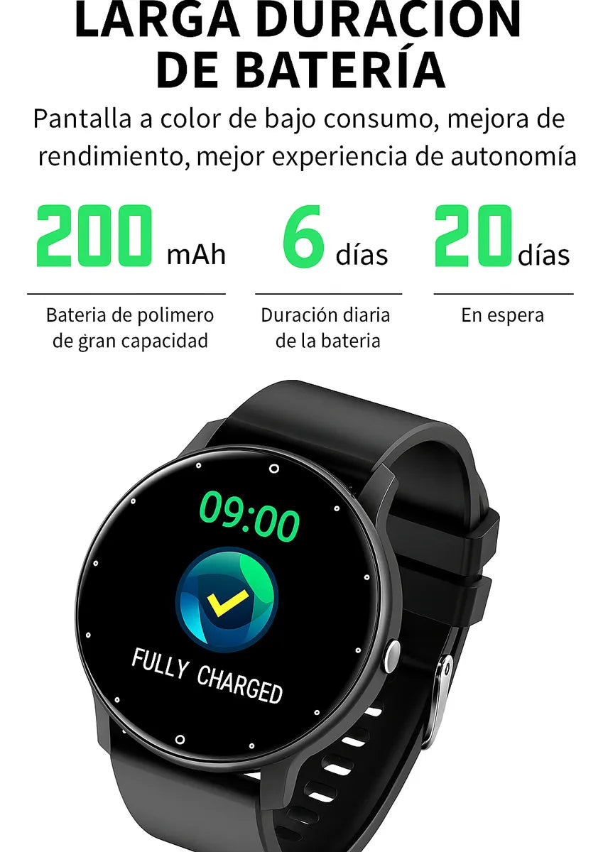 Smartwatch Rival Fitness Tracker 1,28" – Salud y conectividad todo el día