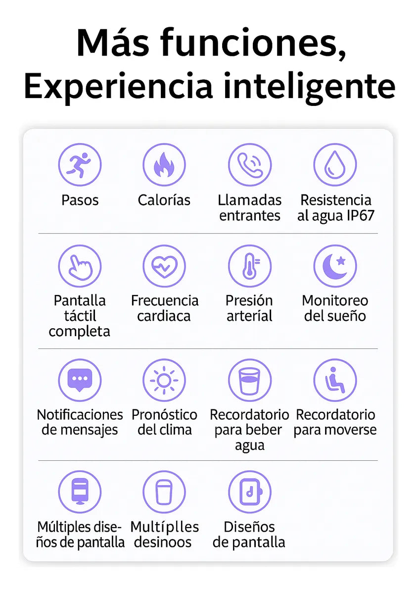 Smartwatch Rival Fitness Tracker 1,28" – Salud y conectividad todo el día