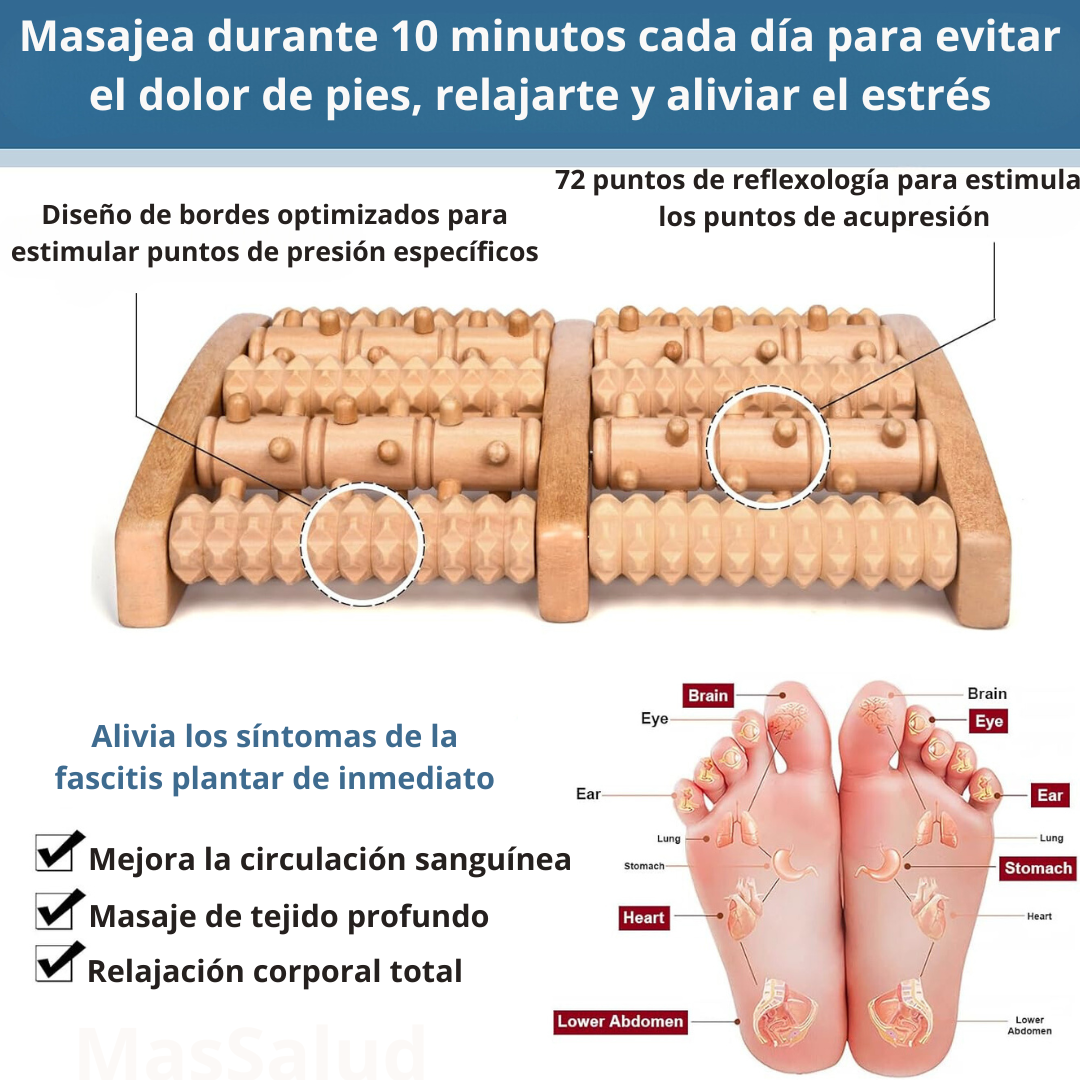 Rodillo Masajeador Para Fascitis Plantar Dolor Pies