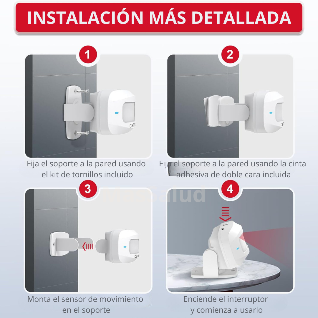 Cuidado Adulto Mayores Alarma Inalámbrica De Cama Llamador